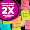 Post-It® Energy Boost Collection Super Sticky Notes